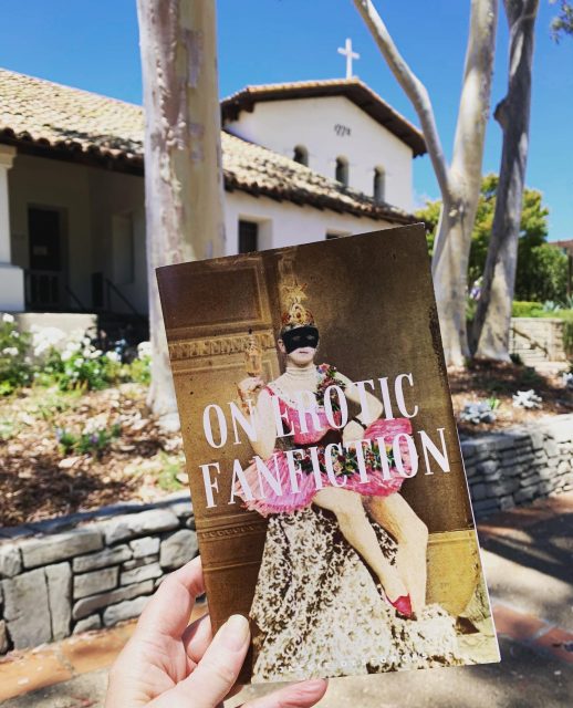 Zines and Landmarks Episode #2: On Erotic Fanfiction by @jackie__writes at Mission San Luis Obispo de Tolosa. Church is in session.