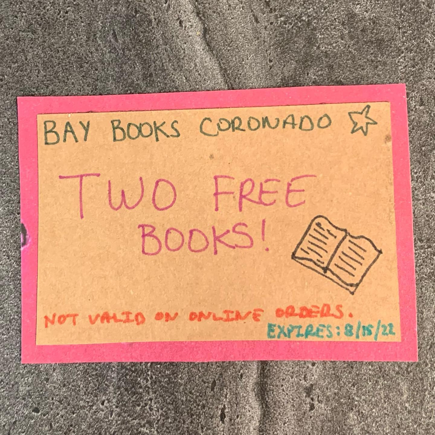 I guess we’ll HAVE to go to San Diego this summer now. 😎 This is such a thoughtful gift from my daughter. Not only … BOOKS … but it reaffirms her commitment to us taking a summer trip together. ♥️ I can’t wait to visit my hometown with my daughter and granddaughter. Taking bets on the number of books I walk out of @baybookscoronado with. Hint: It will be more than two.